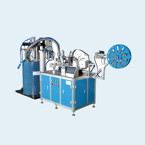 1. semi-automatic flap disc produce machine